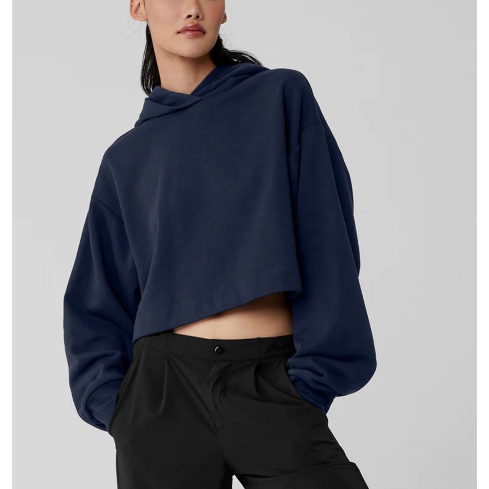 Alo Yoga Bae Hoodie Navy